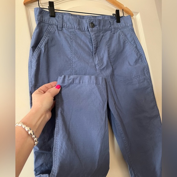 Eddie Bauer Smoky Blue Khaki Cropped Pants Women’s Size 8 - Picture 6 of 15